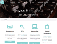 Tablet Screenshot of davidegasparetti.com